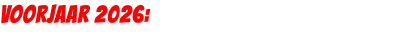 voorjaar 2026: